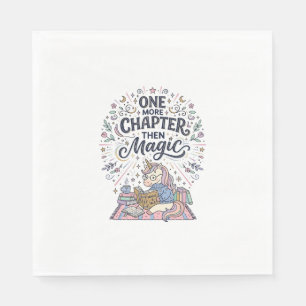 Unicorn One More Chapter Then Magic Print Ready Ma Napkin