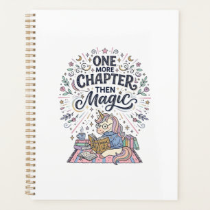 Unicorn One More Chapter Then Magic Print Ready Ma Planner