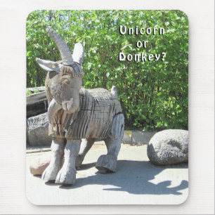 Unicorn or Donkey? Palanga, LITHUANIA – Mouse Mat