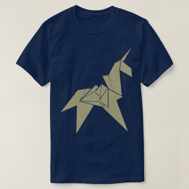 Unicorn Origami 2 T-Shirt (Design Front)