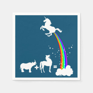 Unicorn origin napkin