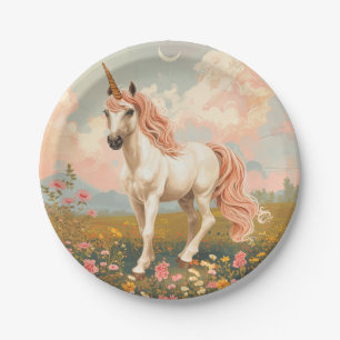 Unicorn Paper Plate