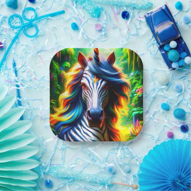 Unicorn Paper Plate (Party)