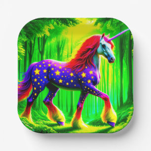 Unicorn Paper Plate