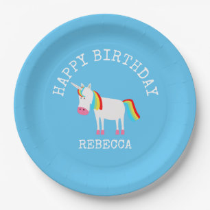 Unicorn Paper Plate