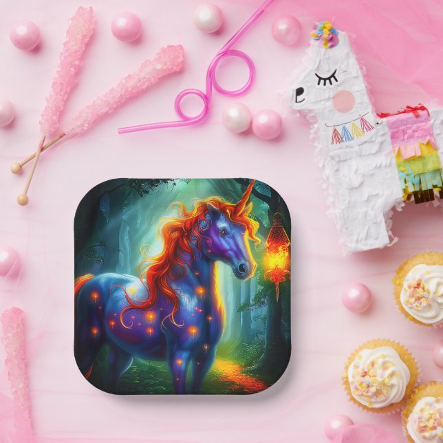 Unicorn Paper Plate (Party)