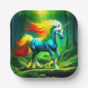 Unicorn Paper Plate