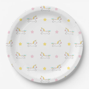 Unicorn Paper Plate