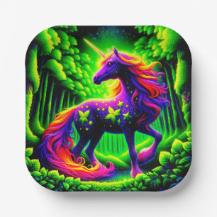 Unicorn Paper Plate
