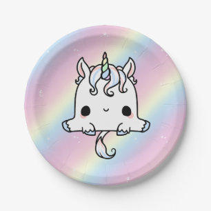 Unicorn Paper Plates (Customise)