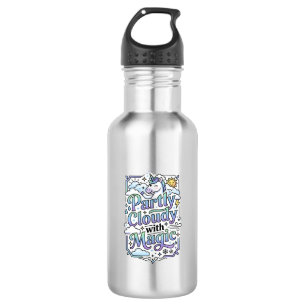 Unicorn Partly Cloudy with Magic Commercial Vector 532 Ml Water Bottle