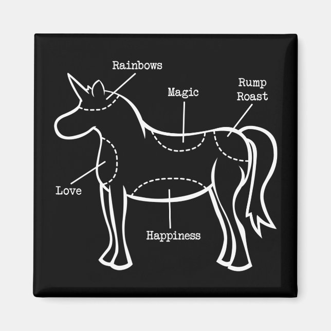 Unicorn Parts Magnet (Front)