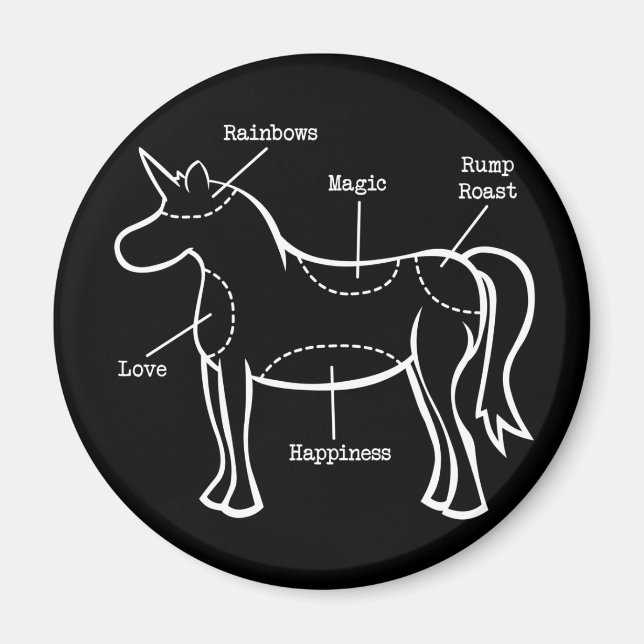 Unicorn Parts Magnet (Front)