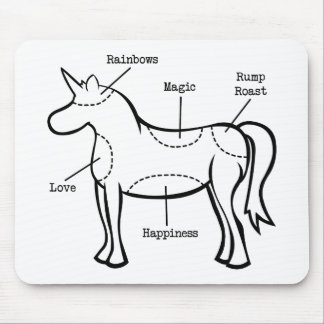 Unicorn Parts Mouse Mat