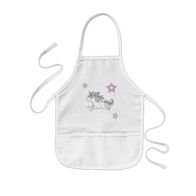 Unicorn Party Collection! Kids Apron (Front)