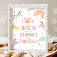 Unicorn Party Dance With Fairies Ride a Unicorn