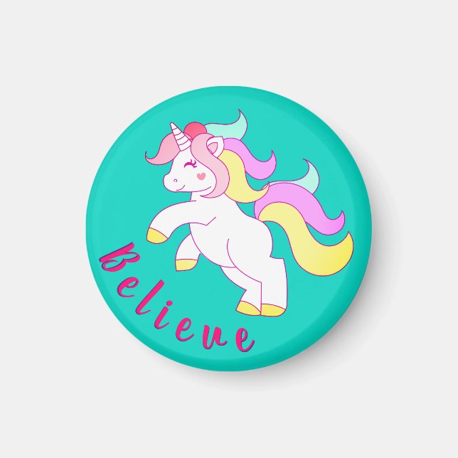 Unicorn Party Favours Magnet (Front)