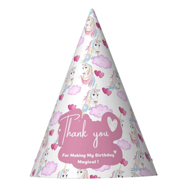 Unicorn Party Hat (Front)