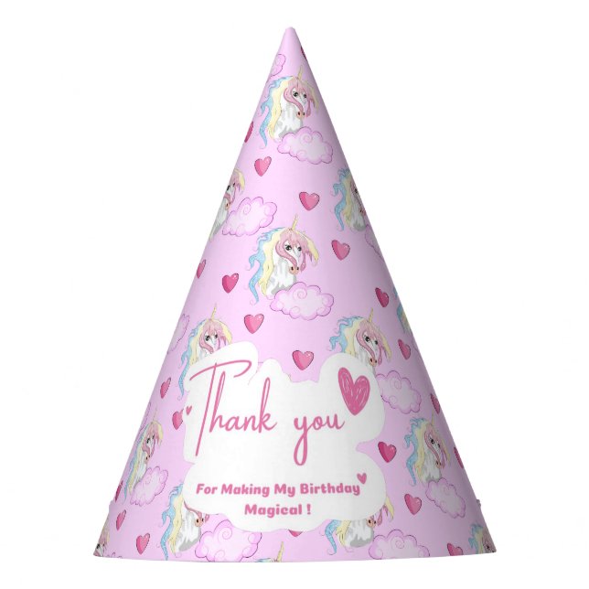 Unicorn Party Hat (Front)
