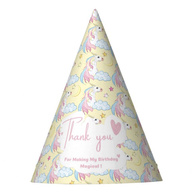 Unicorn Party Hat (Front)