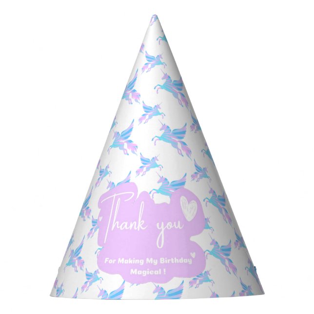 Unicorn Party Hat (Front)