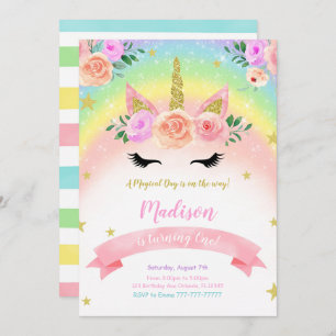 Unicorn Party Invitation