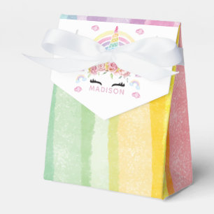 Unicorn Party Personalised Favour Box
