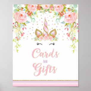 Unicorn Party Table Sign Magical Unicorn Poster