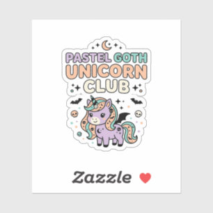Unicorn Pastel Goth Unicorn Club Trendy Graphic Te