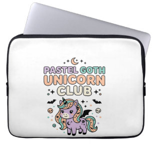 Unicorn Pastel Goth Unicorn Club Trendy Graphic Te Laptop Sleeve