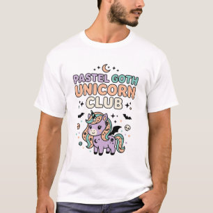 Unicorn Pastel Goth Unicorn Club Trendy Graphic Te T-Shirt