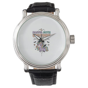 Unicorn Pastel Goth Unicorn Club Trendy Graphic Te Watch