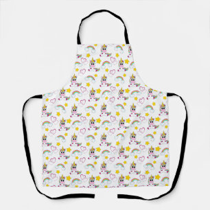 Unicorn pattern apron