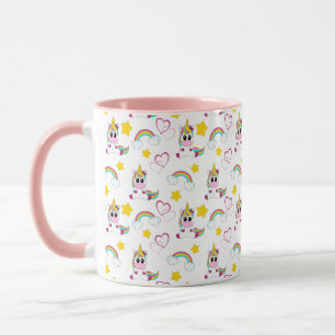 Unicorn pattern mug