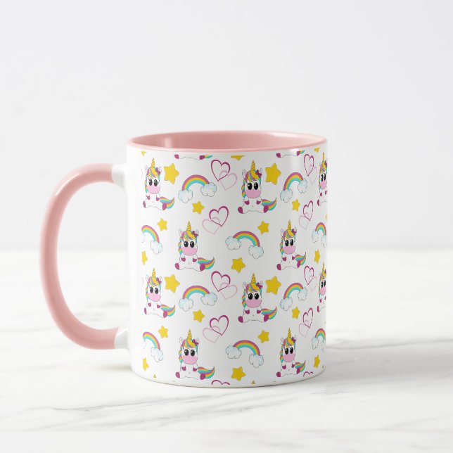 Unicorn pattern mug (Left)