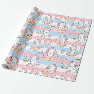 Unicorn Pattern Wrapping Paper