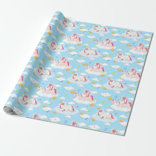 Unicorn Pattern Wrapping Paper