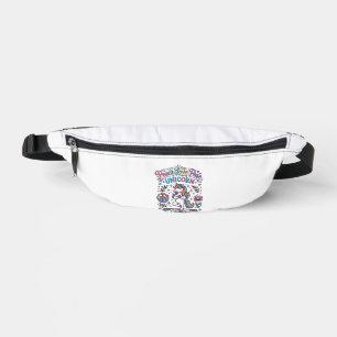 Unicorn Peace Love Pose Unicorn White Background S Bum Bags