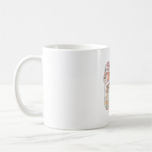 Unicorn Peace Love Unicorns Adorable Vector Design Coffee Mug