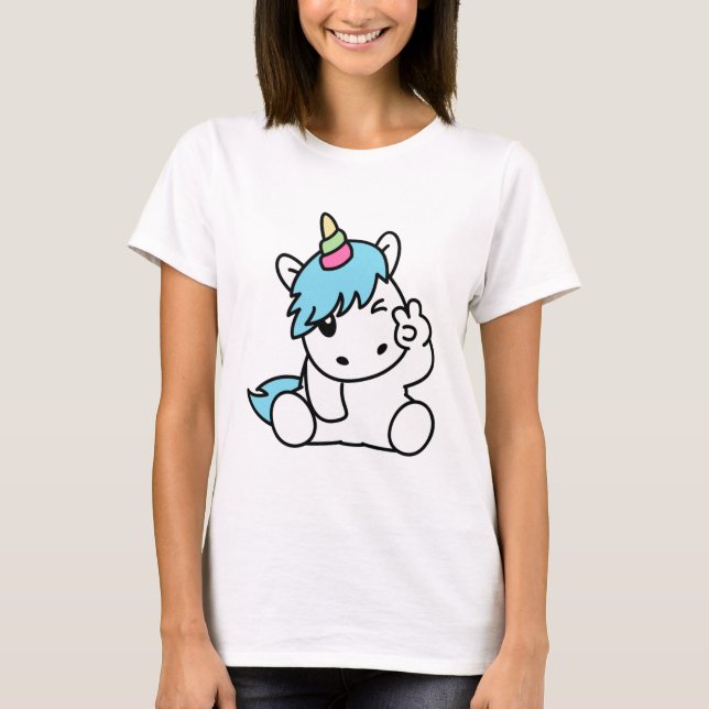 Unicorn Peace T-Shirt (Front)