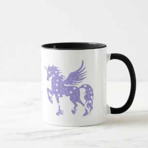 Unicorn  pegasus - Choose background colour Mug