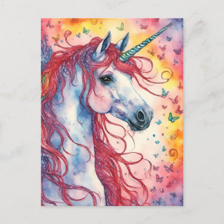 Unicorn Pegasus Postcard
