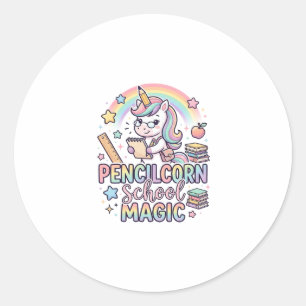 Unicorn Pencilcorn School Magic Adorable Sticker a