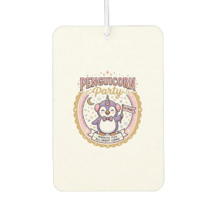 Unicorn Penguicorn Party POD Ready Zazzle Design_1 Car Air Freshener