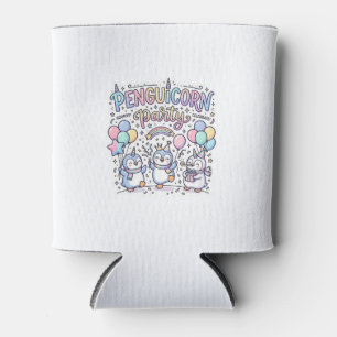 Unicorn Penguicorn Party Premium Vector Vector Des Can Cooler