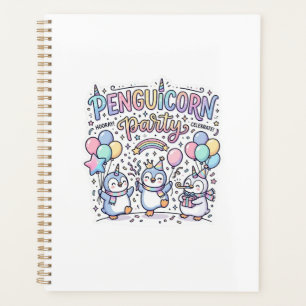Unicorn Penguicorn Party Premium Vector Vector Des Planner