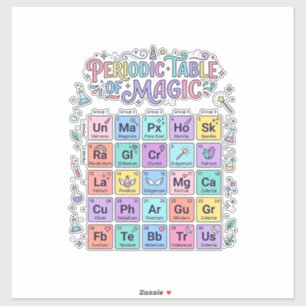 Unicorn Periodic Table of Magic Trendy Cute Gift D