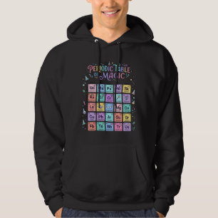 Unicorn Periodic Table of Magic Trendy Cute Gift D Hoodie