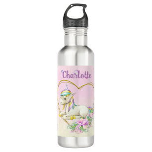 Unicorn Personalised  710 Ml Water Bottle