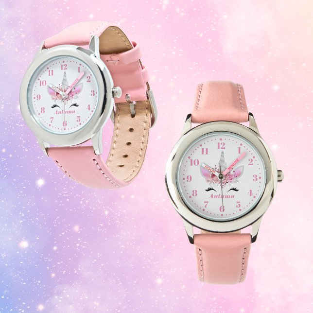 Unicorn Personalised Custom Kid's Watch (Creator Uploaded)